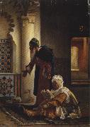 Nouy, Jean Lecomte du Arabs at Prayer oil painting artist